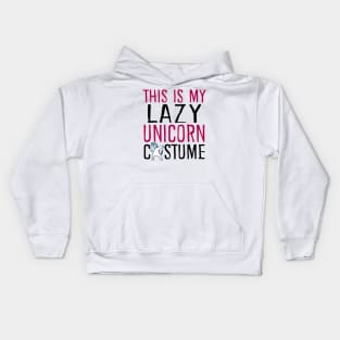 This Is My Lazy Unicorn Costume Kids Hoodie